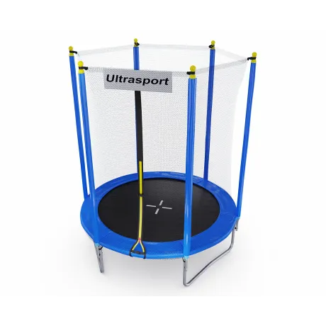 Батут DFC Trampoline STOCK 6 ft ULTRASPORT с внешней защитной сеткой - Фото 2