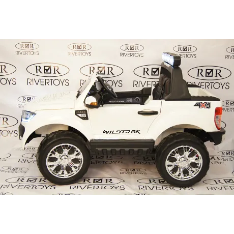 Электромобиль RiverToys NEW FORD RANGER 4WD (белый) - Фото 7