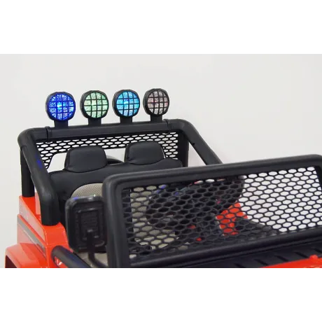Электромобиль RiverToys JEEP T008TT (красный) - Фото 6