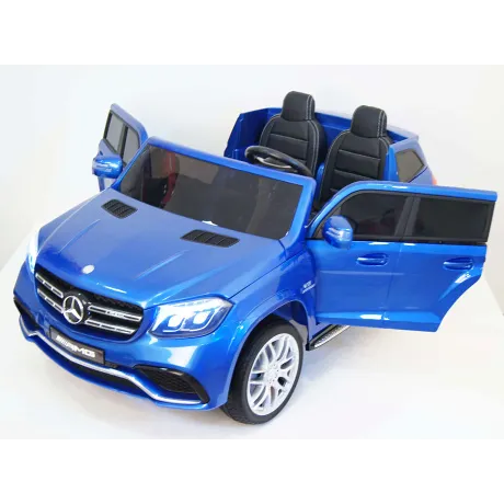Электромобиль RiverToys Mercedes-Benz GLS63 4WD (синий глянцевый) - Фото 20