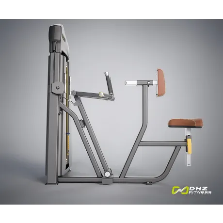 Гребная тяга с упором на грудь DHZ Vertical Row Стек 94 кг E-1034В - Фото 5