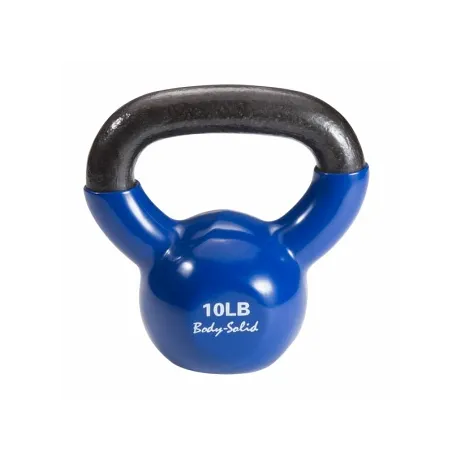 Гиря Body Solid 4,5 кг (10lb) обрезиненная синяя
