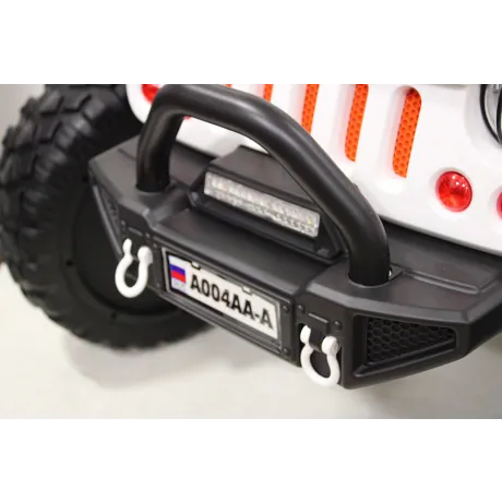 Электромобиль RiverToys Jeep A004AA-А Police - Фото 7