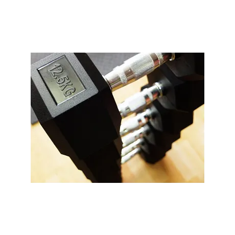 Набор гексагональных гантелей Original Fittools 6 пар от 12,5 до 25 кг - Фото 3