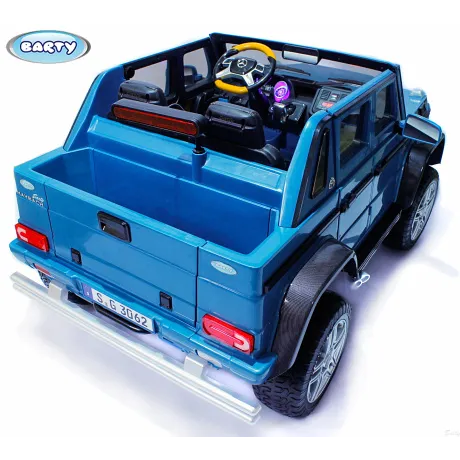 Детский двухместный электромобиль Barty Mercedes-Maybach G650 Landaulet синий - Фото 2