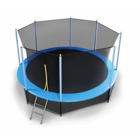 Батут Winner Classic (14 футов / 424 см, верхняя + нижняя защитные сетки и лестница в комплекте) - Фото 2