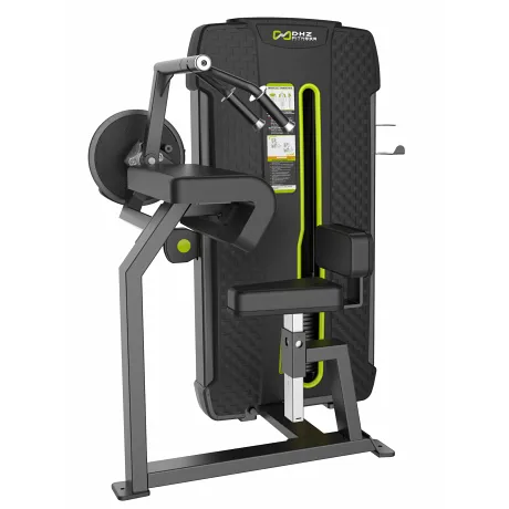 Трицепс-машина сидя. Прямая парта DHZ Seated Tricep - Flat Стек 105 кг E-4027A