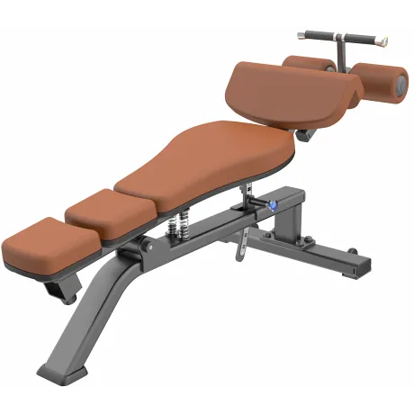 Скамья для пресса регулируемая DHZ Adjustable Decline Bench E-1037В - Фото 7