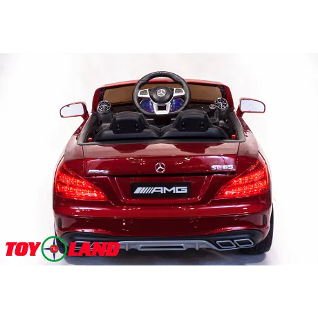 Электромобиль ToyLand Mercedes-Benz SL65 AMG красный - Фото 7