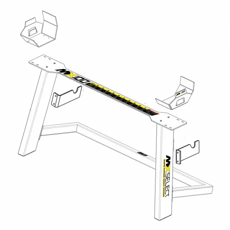 Штанга наборная First Degree Fitness MX Select MX100, вес 12.7-45.3 кг - Фото 9