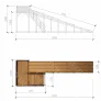 Зимняя деревянная горка Савушка "Зима wood-6" - Фото 6