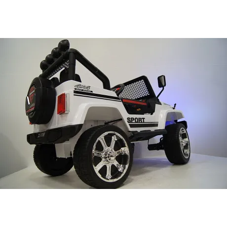 Электромобиль RiverToys JEEP T008TT (белый) - Фото 16