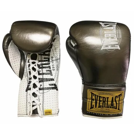 Перчатки боевые Everlast 1910 Classic 10oz металлический