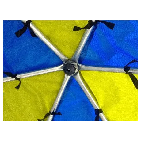 Батут Optifit Like Blue 10ft с сине-желтой крышей - Фото 3