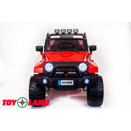 Электромобиль ToyLand Jeep SH 888 красный - Фото 3
