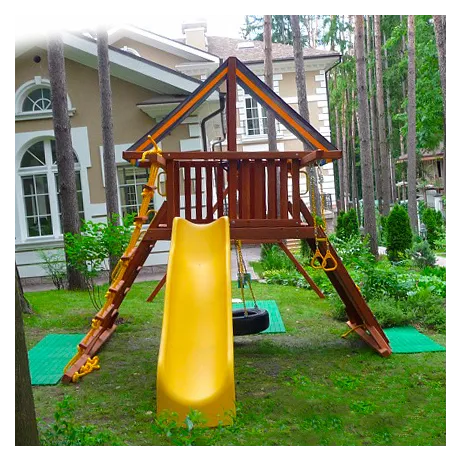 Игровой комплекс New Sunrise Зарница с тентовой крышей и рукоходом ПРЕМИУМ - Фото 2