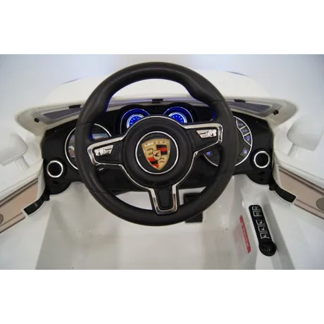 Электромобиль RiverToys Porsche Macan O005OO VIP (белый) - Фото 9
