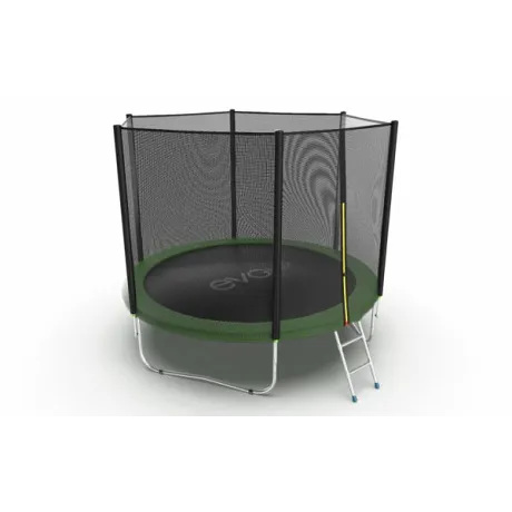 Батут с внешней сеткой и лестницей EVO JUMP External 10ft (Green) - Фото 5