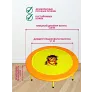 Складной мини-батут 54" диаметр 138 см оранжевый - Фото 3