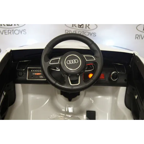 Электромобиль RiverToys AUDI Q5 White - Фото 12