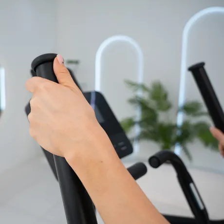 Эллиптический тренажер домашний OXYGEN FITNESS PHANTOM M LCD - Фото 4