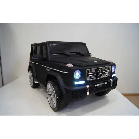 Электромобиль RiverToys Mercedes-Benz G65 AMG черный матовый - Фото 22