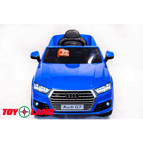 Электромобиль ToyLand Audi Q7 синий - Фото 3