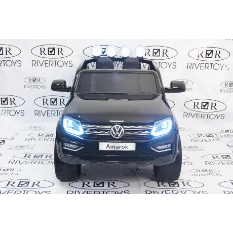 Электромобиль RiverToys VOLKSWAGEN-AMAROK-M999MM Black - Фото 3