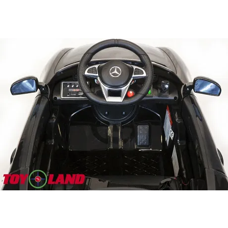 Электромобиль ToyLand Mercedes-Benz GTR черный - Фото 7