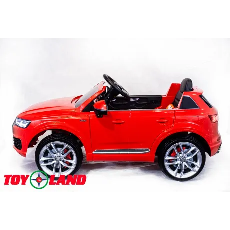 Электромобиль ToyLand Audi Q7 красный - Фото 4