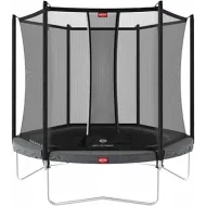 Профессиональный батут BERG Favorit Regular 200 Grey + защитная сетка Safety Net Comfort