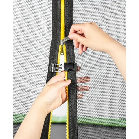 Батут Sundays Acrobat-D490 (с сеткой, зеленый) - Фото 2