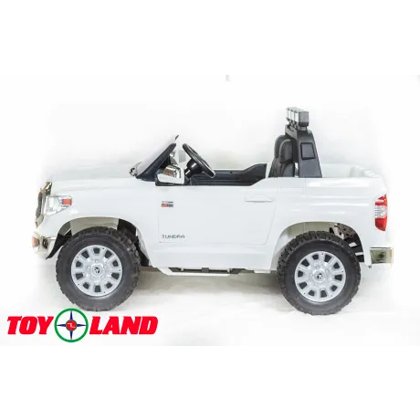 Детский электромобиль ToyLand TOYOTA TUNDRA белый - Фото 5