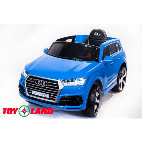 Электромобиль ToyLand Audi Q7 высокая дверь синий