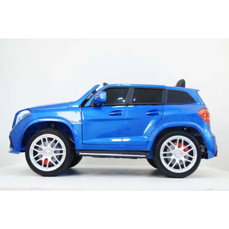 Электромобиль RiverToys Mercedes-Benz GLS63 4WD (синий глянцевый) - Фото 4
