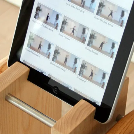 Набор гантелей с подставкой NOHrD Swing Turm дуб 40 кг - Фото 4