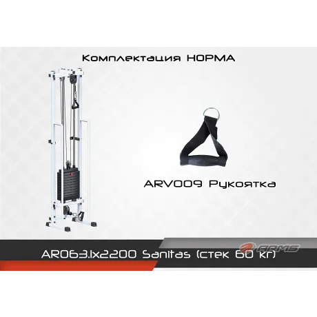Реабилитационный тренажер ARMS AR063.1х2200 Sanitas стек 60 кг Комплектация Мастер - Фото 4