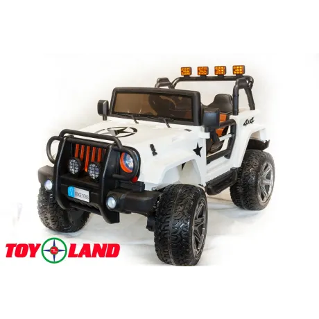 Электромобиль ToyLand Jeep WHE 1688 4Х4 белый