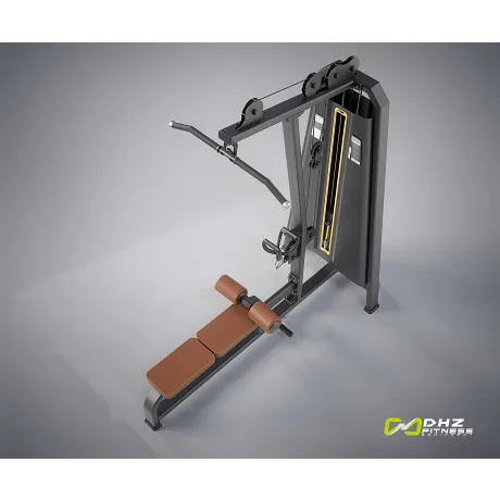 Тяга сверху/Гребная тяга DHZ Pulldown/Low row Стек 109 кг E-1079B - Фото 4