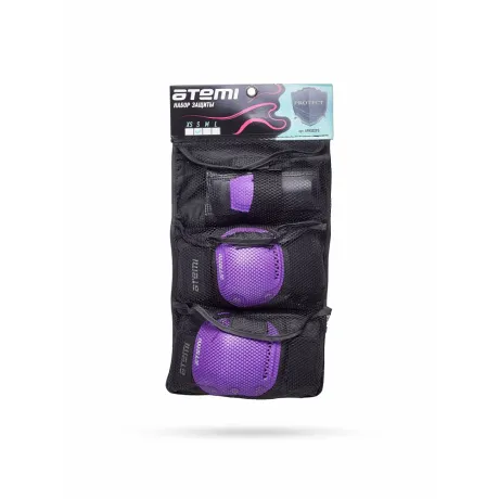 Набор защиты для подростков, цвет фиолет/черный, размер М (9-15 лет), APRS02PM - Фото 2