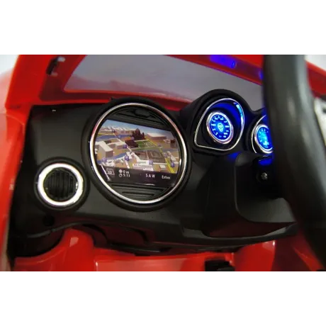 Электромобиль RiverToys Porsche Macan O005OO VIP (красный) - Фото 8