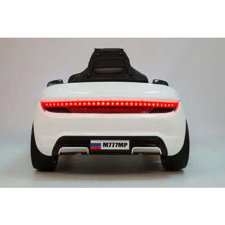 Электромобиль Barty Porsche Sport М777МР белый - Фото 11