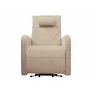 Кресло реклайнер с подъемом FUJIMO LIFT Compact F3005 FLWK Ваниль (Sakura 4) - Фото 9