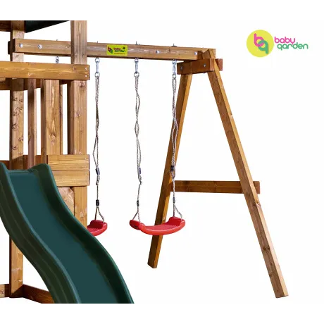 Детская игровая площадка Babygarden Play 7 зеленый - Фото 4