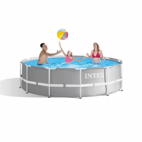 Каркасный бассейн Intex Prism Frame 366х99см, насос, лестница
