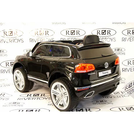 Электромобиль RiverToys VOLKSWAGEN TOUAREG Black - Фото 9