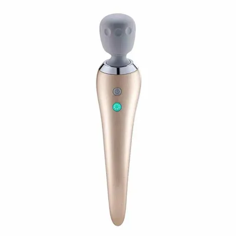 Умный вибромассажер для тела FitTop M-Wand, золотой