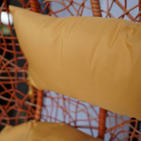 Подвесное кресло KVIMOL KM 0001 малая оранжевая корзина - Фото 4