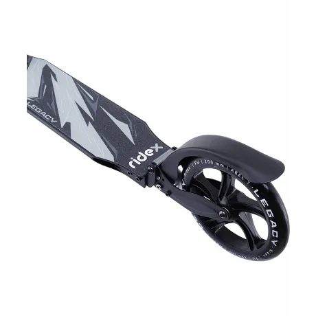 Самокат 2-колесный Legacy 250/200 мм, ручной тормоз, черный - Фото 5