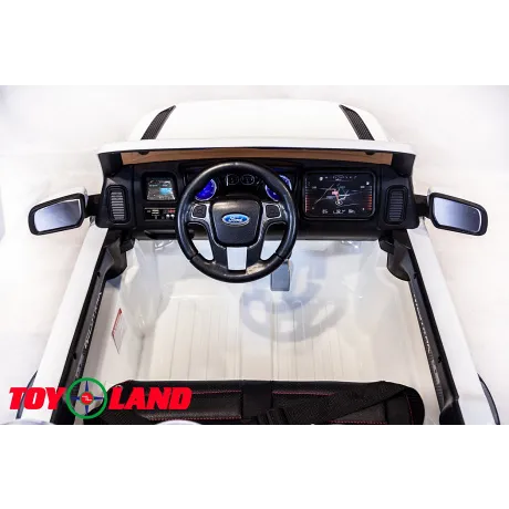 Электромобиль ToyLand Ford Ranger белый - Фото 7